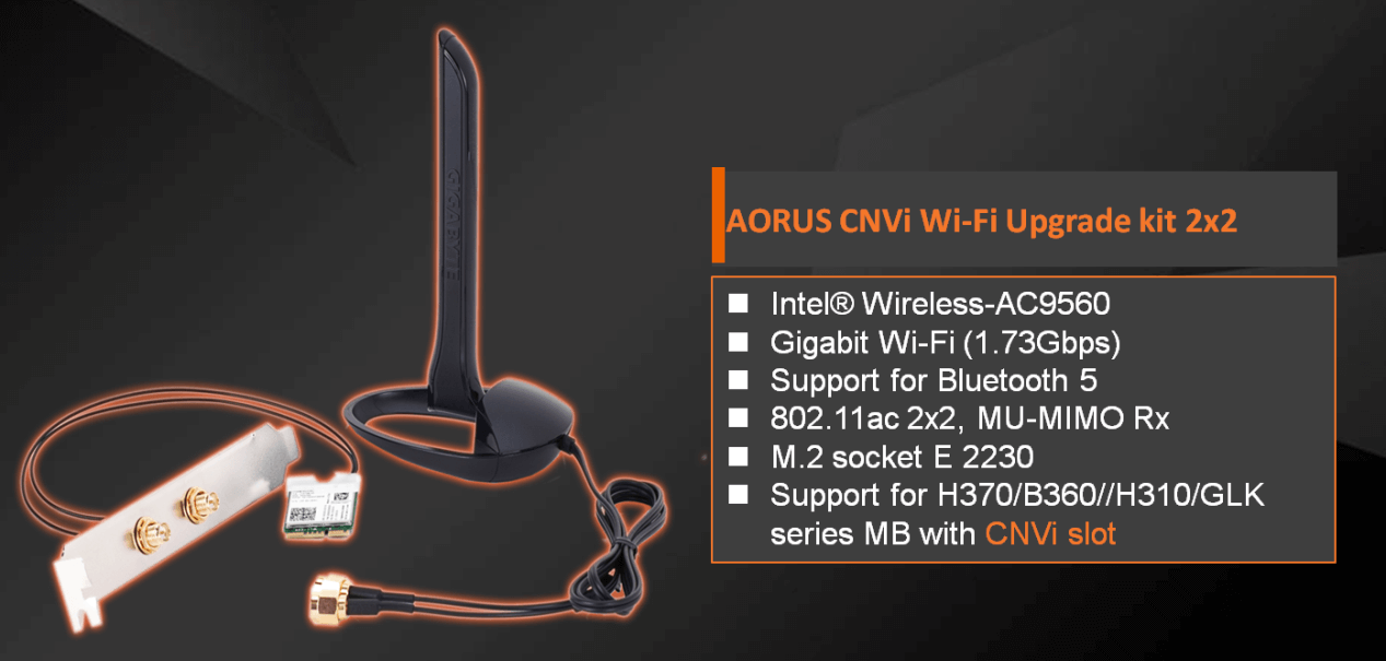 AORUS CNVi WIFI Upgrade Kit With Additional Features