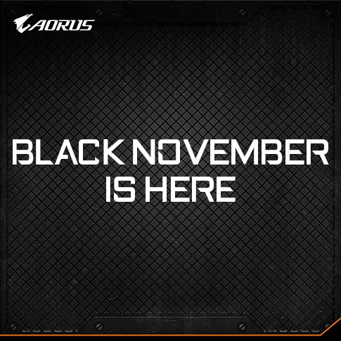 AORUS Black November: Big Savings on Graphics Cards, Motherboards, and More