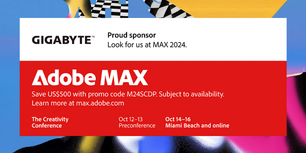 GIGABYTE x Adobe MAX 2024